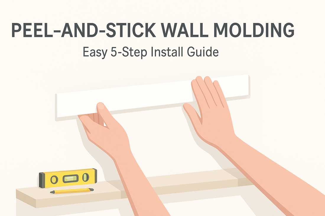 How to Install Peel-and-Stick Wall Molding – Easy DIY Guide for a Stunning Home Makeover