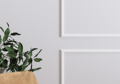 Easy Installation, Modern Design, and Pre-Cut Pieces: Wall Molding Set with Wood-Like Durability