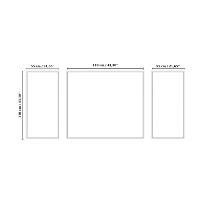 Decophia Panel Wall Molding Kit – Pre-Cut, Easy to Apply & Paintable (3 Panels)